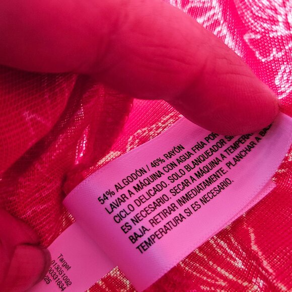 Universal Thread Womens Coral Paisley Ruffle Wrap Skirt XXL Cotton/Rayon Blend - Picture 7 of 16